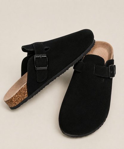 Premium Genuine Suede Clogs