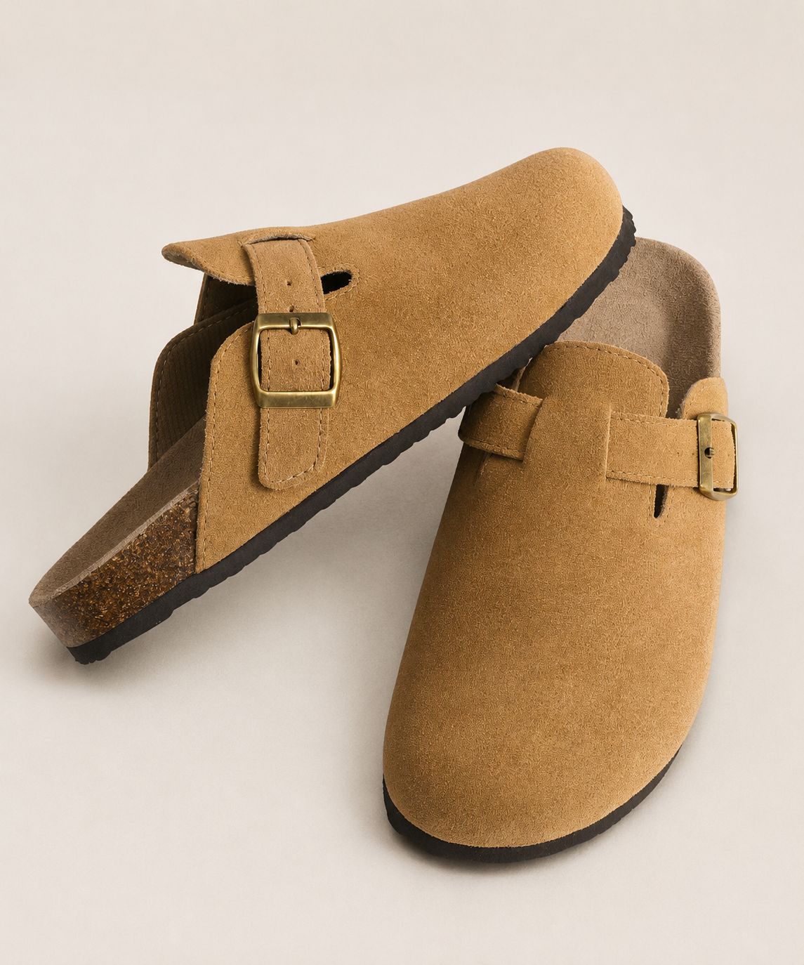 Premium Genuine Suede Clogs